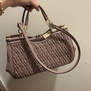 Elegant Taupe Handbag Coach